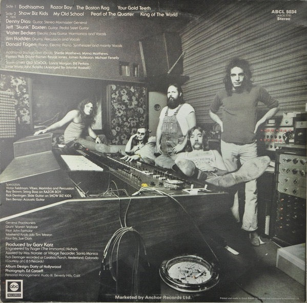 Image of Back Cover of LP - VG/VG - STEELY DAN, Countdown To Ecstasy (ABC Orange Circles; ABCL 5034, UK 1970s Reissue, Aston Clinton pressing), ,  - 3126004E