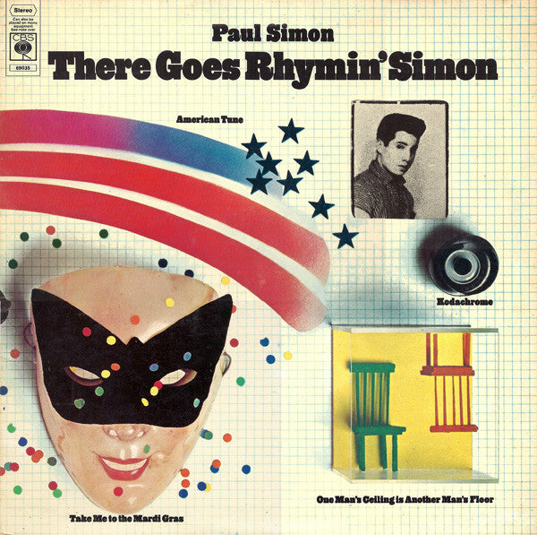 Image of Front Cover of LP - VG/VG+ - PAUL SIMON, There Goes Rhymin' Simon (CBS Orange Labels; 69035, UK 1973, Gatefold), ,  - 3916351C