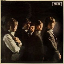 Image of Front Cover of 4944085S: LP - THE ROLLING STONES, The Rolling Stones (Decca Red Unboxed, Variant V "Made In England - The Decca Record Co Ltd" On Top & NCB/BIEM on right hand side of Label A; LK 4605, UK 1964, Laminated Flipback Sleeve - Cover B1, Mono, 'I Need You Baby' Tracklisting)   VG/G+