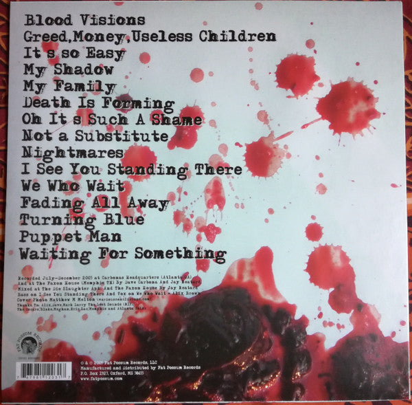 Image of Back Cover of LP - EX/EX - JAY REATARD, Blood Visions (Fat Possum Records; FP1203-1, US 2009 Reissue, Gatefold), ,  - 4346275S