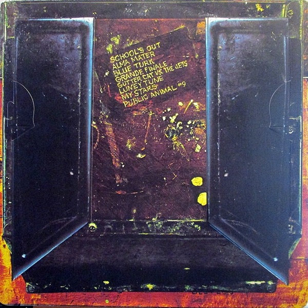 Image of Back Cover of LP - VG+/VG+ - ALICE COOPER, School's Out (WB Tan; K56007, UK 1980s Reissue, Desk Sleeve), ,  - 2716493C