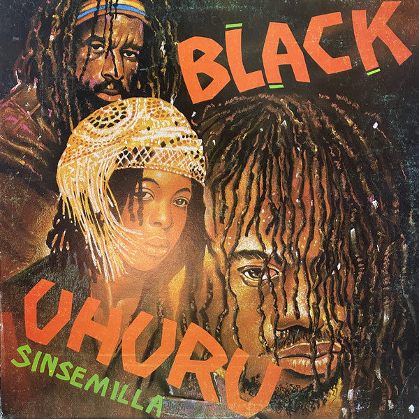Image of Front Cover of LP - VG+/VG+ - BLACK UHURU, Stalk Of Sensimenia (Taxi; , Jamaica 1980), Light smudges from press, shiny disc. Light wear on sleeve, looks great.,  - 3716341C