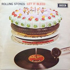 Image of Front Cover of 5114414C: LP - THE ROLLING STONES, Let It Bleed (Decca Blue Boxed; SKL5025, UK 1980s Reissue, No Poster, Stereo, "ffss" Pressing) Strong VG, Some hairlines only, Sleeve has a light crease  VG/VG