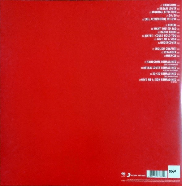 Image of Back Cover of 2xLP - EX/VG+ - THE VACCINES, English Graffiti (Columbia; 88875083861, Europe 2015, Numbered Gatefold, 4 Inserts, Limited Edition Black & Red Vinyl With CD), Limited edition no. 3177. Still in opened shrinkwrap with hype sticker.,  - 3016168C