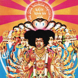 Image of Front Cover of LP - VG/G+ - THE JIMI HENDRIX EXPERIENCE, Axis: Bold as Love (Track; 612003, UK 1967, Laminated Gatefold Sleeve, Insert, Mono 1st Press), Sleeve Is A Strong VG, Small Writing On Back Sleeve. Insert Is Torn On The Right Through The 'Bold As Love' Lyrics. ,  - 3046179S