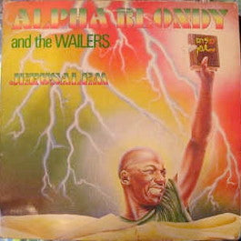 Image of Front Cover of LP - VG+/VG - ALPHA BLONDY AND THE WAILERS, J rusalem (Stern's Africa; STERNS 1019, UK 1987), Light marks only,  - 3616460C