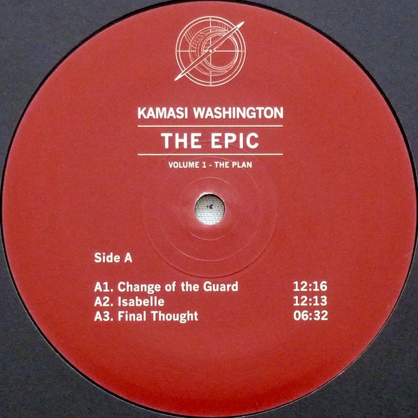 Image of Label Cover of 3xLP - VG+/EX - KAMASI WASHINGTON, The Epic (Brainfeeder; BF050, Europe 2015, Box Set, 3 Inner + 2 Inserts, 180 Gram Vinyl), Excellent condition, but only plain inners and no posters,  - 2326026E