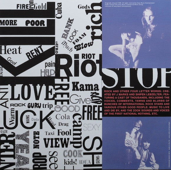 Image of Back Cover of LP - EX/EX - MARKS & LEBZELTER, Rock & Other Four Letter Words  (Paradigm ; PD28, UK 2012, Insert, Limited Edition of 500. Individually Stamped & Hand numbered. ), Limited Edition No 16/500,  - 4026213E