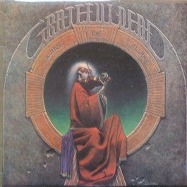 Image of Front Cover of LP - VG/G+ - THE GRATEFUL DEAD, Blues For Allah (UA; UAS29895, UK 1975, Fully Laminated Sleeve, Insert), Light scratches & hairlines, writing on label, edge wear, laminate creasing, tear on Insert,  - 3746015S
