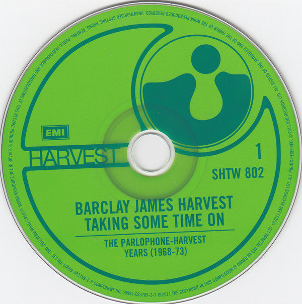 Image of Label Cover of 5xCD - VG+/EX - BARCLAY JAMES HARVEST, Taking Some Time On- The Parlophone Harvest Years 1968-73 (Harvest; SHTW 802, UK 2011, Box Set, Booklet), ,  - 4056020S
