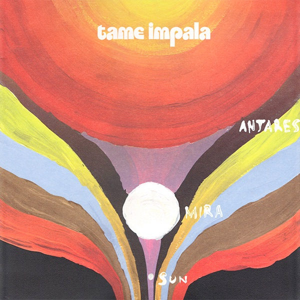 Image of Front Cover of 12"EP - VG+/VG+ - TAME IMPALA , Tame Impala (Modular; MODVL174, UK 2013 Reissue, Textured Sleeve, Red Translucent Vinyl, Record Store Day Limited Release 2013), Strong VG+ Throughout, Reissue of the Aussies 1st E.P.  - 3526350E