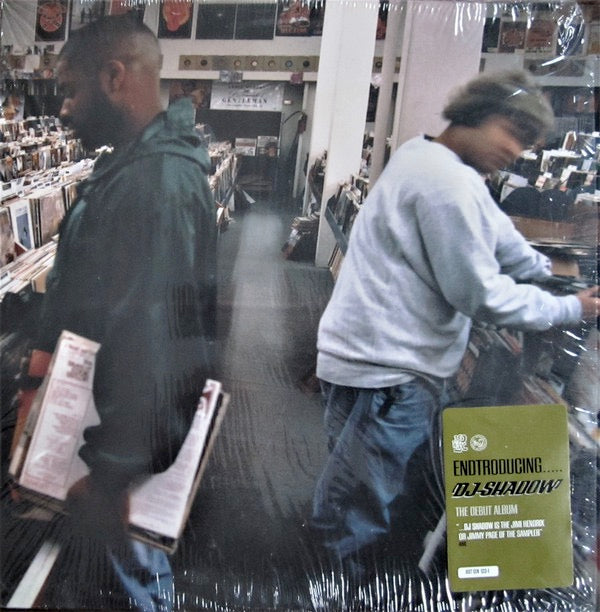 Image of Front Cover of 2xLP - VG/VG - DJ SHADOW, Endtroducing..... (Mo Wax; 697-124 123-1, US 1996, Picture Sleeve, 2 Inners), Light marks. Plays well. Light wear to sleeve with ringwear.,  - 3226185E