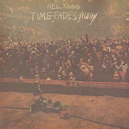 Image of Front Cover of LP - VG/VG+ - NEIL YOUNG, Time Fades Away (Reprise Tan with Orange Logo & Steamboat, No Stereo On Labels; MS 2151, US 1973, Top Opening Sleeve With Black Inside, Insert, Terre Haute Pressing), Clean glossy disc, Intact insert, Strong VG sleeve, Just a few edge pinches. ,  - 2616102C