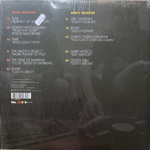 Image of Back Cover of 2xLP - VG+/VG+ - KON & AMIR PRESENT, Off Track Volume III: Brooklyn (BBE; BBE130CLP, Germany 2010, Gatefold), ,  - 3746515S