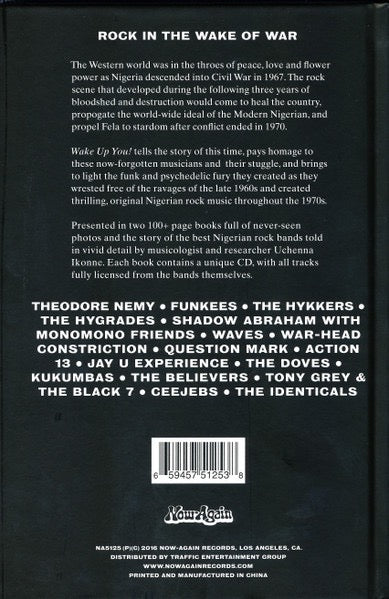Image of Back Cover of CD - VG+/VG+ - VARIOUS , Wake Up You! The Rise And Fall Of Nigerian Rock 1972-1977 Vol 2 (Now-Again Records ; NA 5125, US 2016, Book Sleeve, Booklet), ,  - 3816412C
