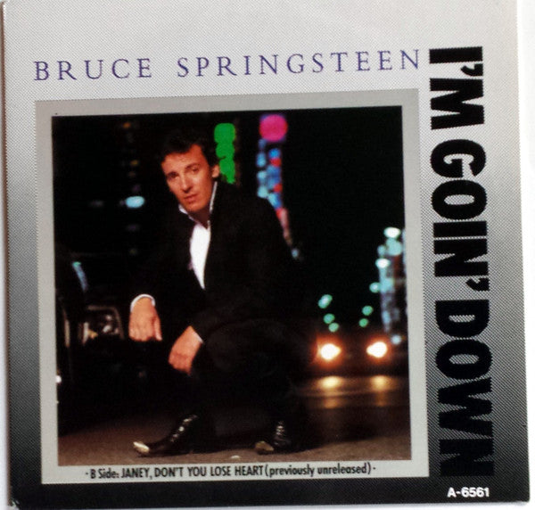 Image of Label Cover of 4x12" - VG/VG+ - BRUCE SPRINGSTEEN, Born in the USA Singles Collection (CBS; BRUCE1, UK 1985, Box Set, NO Poster, 4 x 12", bonus 7"), wear to back of box, sticker remnants on back of box,  - 3546020S