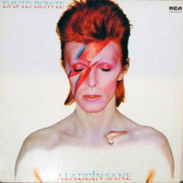 Image of Front Cover of LP - VG/VG - DAVID BOWIE, Aladdin Sane (RCA Black / Silver BIEM/GEMA box; NL 83890, Germany 1981 Reissue, Single Sleeve), Sticker Damage To Sleeve,  - 2116177C
