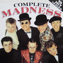 Image of Front Cover of LP - VG/VG - MADNESS, Complete Madness (Stiff Records; HIT-TV1, UK 1982, Gatefold, CBS Pressing, Bilbo Run Out), Name written on label, faded spine.,  - 2816156C
