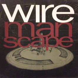 Image of Front Cover of 4924393E: LP - WIRE, Manscape (Mute; STUMM 80, UK 1990, Inner) Strong VG, Damage To Bottom Corner, Split Seam  G+/VG