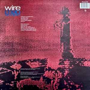 Image of Back Cover of 4924393E: LP - WIRE, Manscape (Mute; STUMM 80, UK 1990, Inner) Strong VG, Damage To Bottom Corner, Split Seam  G+/VG