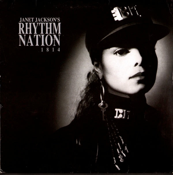 Image of Front Cover of LP - VG/VG - JANET JACKSON, Rhythm Nation 1814 (A&M; AMA 3920, UK 1989, Inner), Strong VG across the board.,  - 2316293C