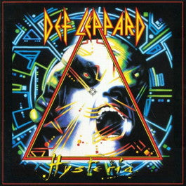 Image of Front Cover of 3614107C: LP - DEF LEPPARD, Hysteria (Bludgeon Riffola; HYSLP 1, UK 1987, Inner, Jack Adam Cut on A, Masterdisk on B) Fair few surface marks but plays with little surface noise and sounds punchy, Sleeve has heavy spine wear, edge pinches and wear to opening but is intact  G+/G+