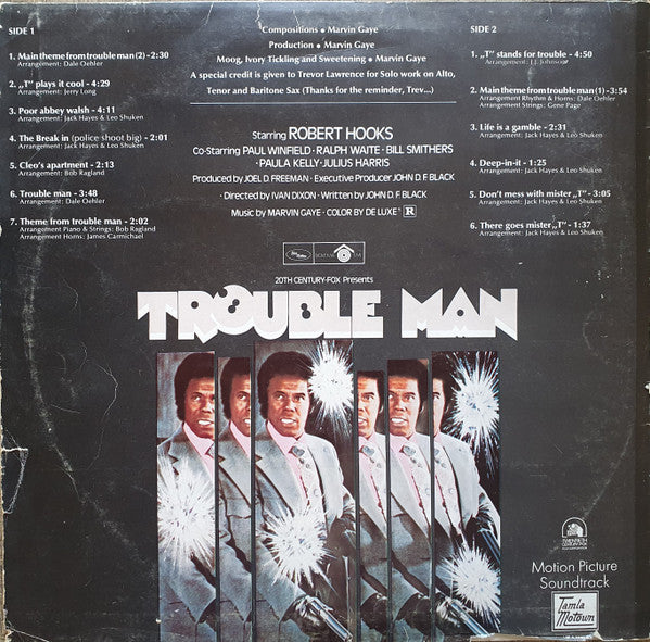 Image of Back Cover of LP - VG/VG - MARVIN GAYE, Trouble Man (Tamla Motown ; 5 C 056-94 094, Netherlands 1973), ,  - 3546138S