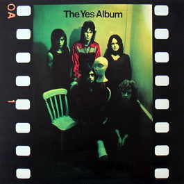 Image of Front Cover of LP - VG/VG - YES, The Yes Album (Atlantic Orange & Green - No W Logo On Label Rim, Small v Under Cat No on Label; K 40106, UK 1972 Reissue, Gatefold, Made in Uk On Label), Quite a few hairlines. Edge wear and light sticker damage on front of sleeve. ,  - 3626422E