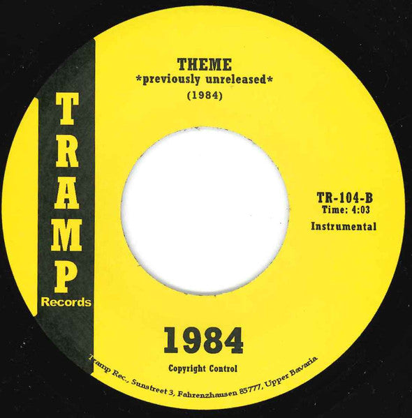 Image of Back Cover of 7" - /EX - 1984, There's A Wrinkle In Our Time / Theme (Tramp Records; TR-104, Germany 2005 Reissue, Plain Sleeve), ,  - 3256062S