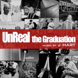 Image of Front Cover of 4614275C: LP - UNREAL & J HART, The Graduation (; JHGG001, UK 2012, Insert, Red Vinyl - Limited Edition of 300) Some wear at corners of sleeve  VG/VG