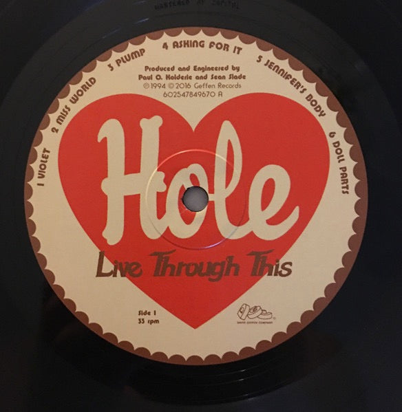 Image of Label Cover of LP - NEW/NEW - HOLE, Live Through This (UMC; 4784967, UK 2016 Reissue, 180 Gram Vinyl), ,  - 1036255E