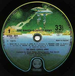 Image of Label Cover of 2844132S: LP - BAKER GURVITZ ARMY, Baker Gurvitz Army (Vertigo Spaceship; 9103 201, UK 1975, Laminated Sleeve, Insert) A few marks  VG/G+