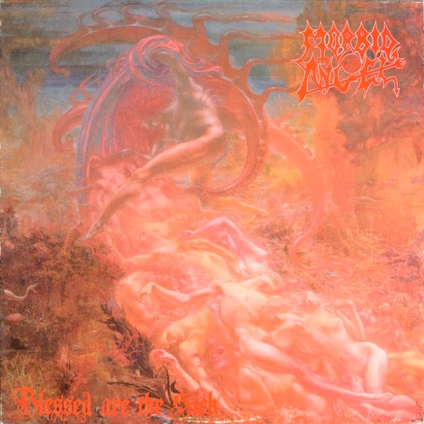 Image of Front Cover of 4914143C: LP - MORBID ANGEL, Blessed Are The Sick (Earache; MOSH31, UK 1991, No Insert) Light Marks only. Sleeve in nice shape.  No insert  VG/G+