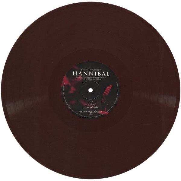 Image of Label Cover of 2xLP - VG/VG+ - BRIAN REITZELL, Hannibal: Season I - Volume I (Original Television Soundtrack) (Invada; INV139LP, UK 2014, Gatefold, 'Tannum Brown' Vinyl), Clean glossy discs, Sleeve has some light scratchy marks and some faint ring wear. ,  - 2516102C