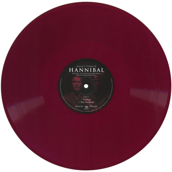 Image of Label Cover of 2xLP - VG/VG - BRIAN REITZELL, Hannibal: Season I - Volume II (Original Television Soundtrack) (Invada; INV140LP, UK 2014, Gatefold, 'Amarone Grape' Vinyl), Disc one is strong VG+, Disc two has some fine wispy hairline marks, Plays well, Sleeve has some light scratchy marks and some faint ring wear. ,  - 2516103C