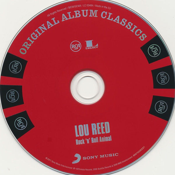 Image of Label Cover of 5xCD - VG+/VG+ - LOU REED, Original Album Classics (RCA; 88697935302, Europe 2011, Slipcase), ,  - 3216291C