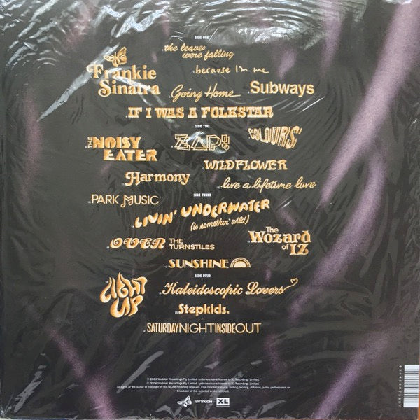 Image of Back Cover of 2xLP - VG/VG+ - THE AVALANCHES, Wildflower (Modular; XLLP755X, UK 2016, Deluxe 8 panel gatefold, 2 Inners & Booket, 180 Gram Vinyl, CD), Sleeve Slightly Squashed,  - 3946138S