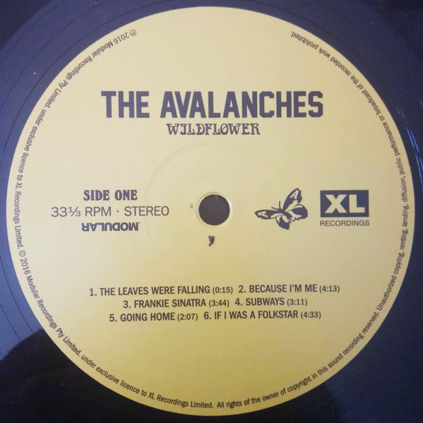 Image of Label Cover of 2xLP - VG/VG+ - THE AVALANCHES, Wildflower (Modular; XLLP755X, UK 2016, Deluxe 8 panel gatefold, 2 Inners & Booket, 180 Gram Vinyl, CD), Sleeve Slightly Squashed,  - 3946138S