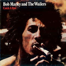 Image of Front Cover of C: LP - BOB MARLEY AND THE WAILERS, Catch A Fire (Island Records; 203 201, Germany 1980 Reissue, No Barcode, GEMA Rights box)   VG+/VG+