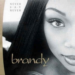 Image of Front Cover of 2xLP - VG/VG - BRANDY, Never Say Never (Atlantic; 83039-1, US 1998, Picture Sleeve, Insert), Sleeve in stickered opened shrink, mild creasing and wear. Light marks on discs, mainily from storage.,  - 3216129C