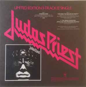 Image of Back Cover of 12" - VG/VG+ - JUDAS PRIEST, Evening Star (CBS; 12-7312, UK 1978, Clear Vinyl), Original sleeve/insert a little creased and grubby. ,  - 2326339E