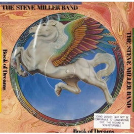 Image of Front Cover of 2614043C: LP - STEVE MILLER BAND, Book of Dreams (Capitol; SEAX-11903, US 1978, Die Cut Sleeve, Picture Disc) Sleeve still in shrink (opened).  EX/VG+