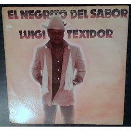 Image of Front Cover of 4944239S: LP - LUIGI TEXIDOR, El Negro Del Sabor (Nuestra; LP 104, Puerto Rico 1979) Still in shrinkwrap.  VG+/VG+