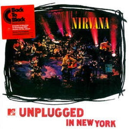 Image of Front Cover of LP - VG+/VG+ - NIRVANA, MTV Unplugged In New York (Geffen Records; 0720642472712, Europe 2008 Reissue, Inner, 180 Gram Vinyl), Still in hype stickered shrinkwrap.,  - 2616073C