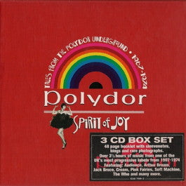 Image of Front Cover of 3xCD - EX/EX - VARIOUS, Spirit Of Joy Tales From The Polydor Underground 1967-1974 (Polydor; 530 799-2, UK 2008, Box Set, Booklet), ,  - 3036181E