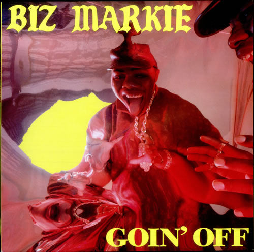Image of Front Cover of LP - G+/G - BIZ MARKIE, Goin' Off (Cold Chillin'; 9 25675-1, Germany 1988), Disc is very marked and scuffed with various clicks. Sleeve is very worn at edges and creased + has indent marks from biro.,  - 3516237C