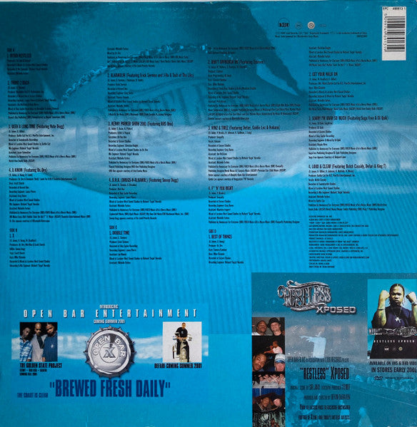 Image of Back Cover of 2xLP - VG+/EX - XZIBIT, Restless (Loud; 498913 1, US 2000), Minor wear to edge of sleeves,  - 0846146S