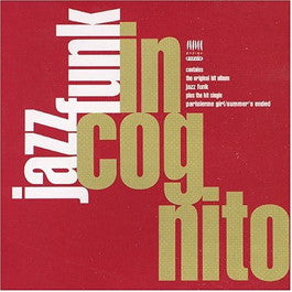 Image of Front Cover of 4715305C: LP - INCOGNITO, Jazzfunk (Ensign; CHEN 27-1 / 0946 3219531 9, UK 1992 Reissue, Textured Sleeve) Sleeve has edge / corner wear, some very small stains  VG/VG+