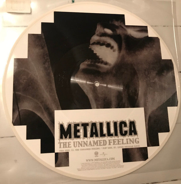 Image of Front Cover of 12" - /VG - METALLICA, Unnamed Feeling / Leper Messiah (Vertigo; 9815661, Europe 2003, No Sleeve, Misprint Picture Disc With White Rim), ,  - 4426086E