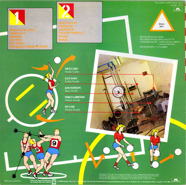 Image of Back Cover of LP - VG/VG - 999, Biggest Prize In Sport (Polydor; POLS1013, UK 1980), ,  - 2726158E